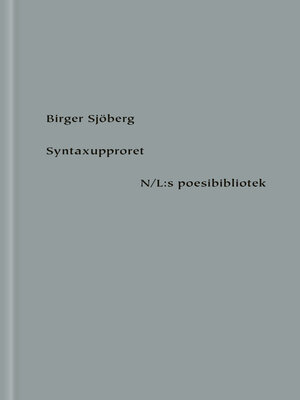 cover image of Syntaxupproret